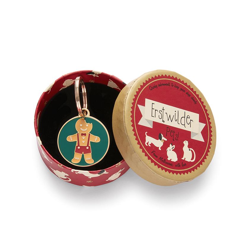 The Bite Before Christmas Enamel Pet Charm - Rockamilly-Jewellery-Vintage
