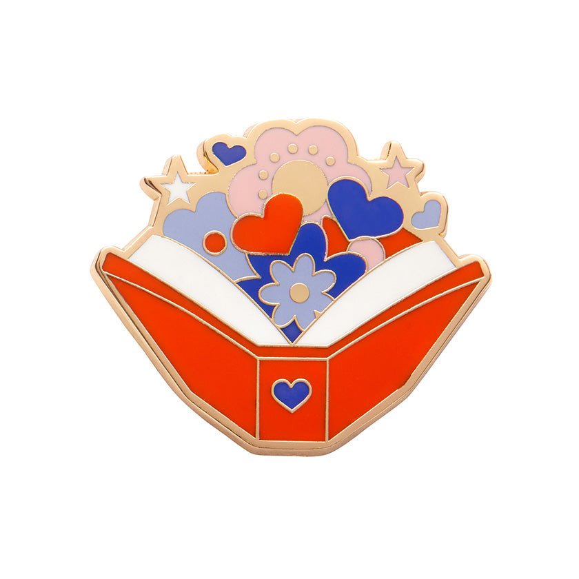 The Book of Love Enamel Pin - Rockamilly-Jewellery-Vintage