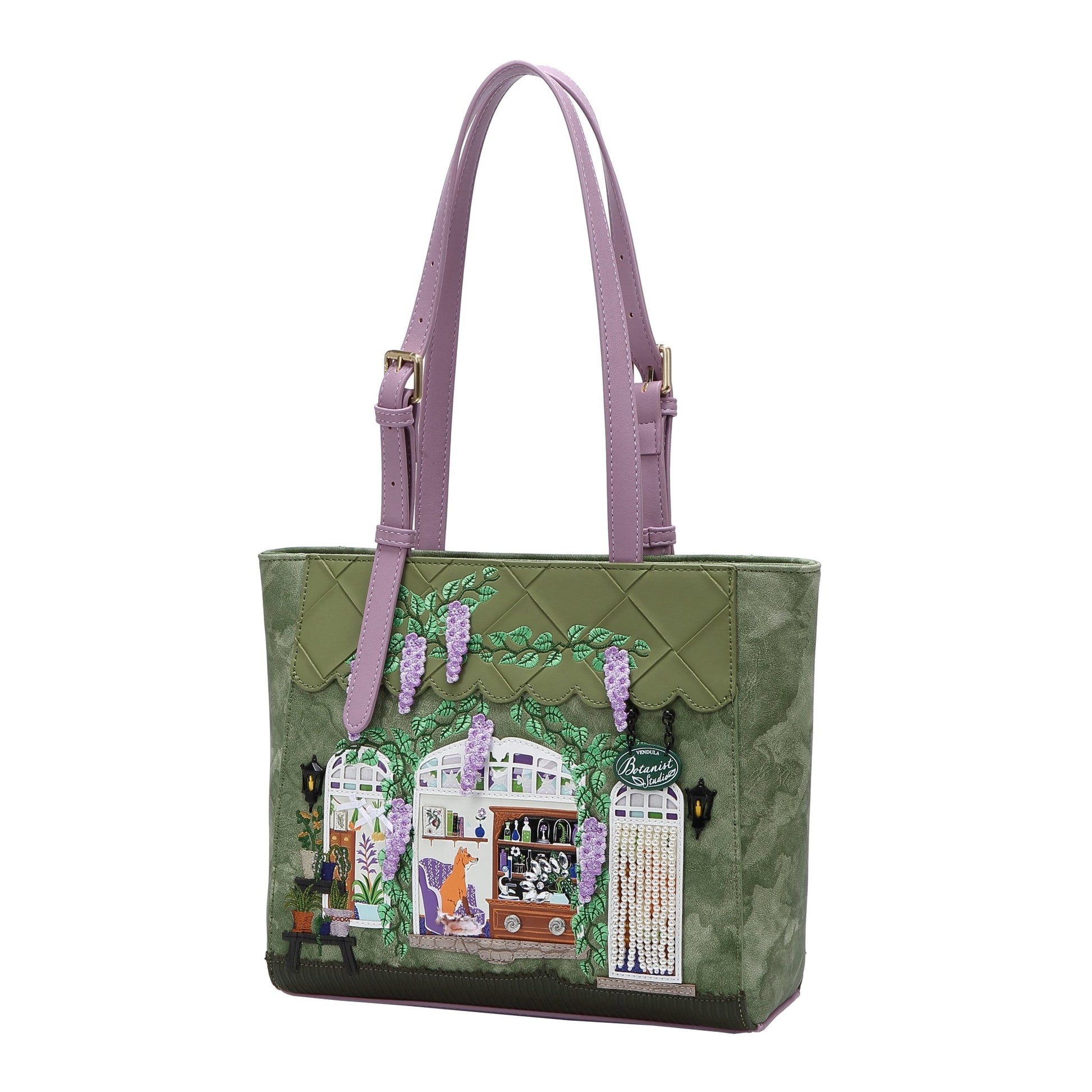 The Botanist Shopper Bag - Rockamilly-Bags & Purses-Vintage