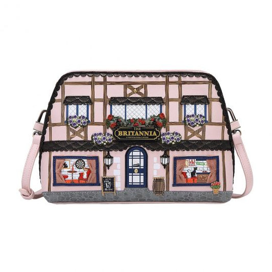 The Britannia Pub Luna Crossbody Bag (Limited Edition) - Rockamilly-Bags & Purses-Vintage