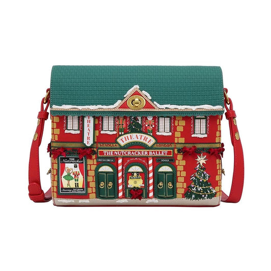 The Christmas Theatre Box Bag - (Limited Edition) - Rockamilly-Bags & Purses-Vintage