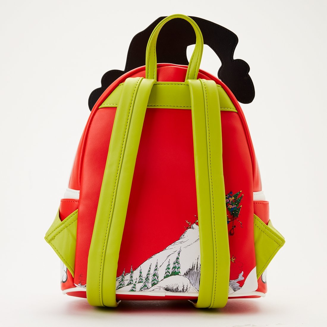 The Grinch Lenticular Heart Mini Backpack - Dr Seuss - Rockamilly-Bags & Purses-Vintage