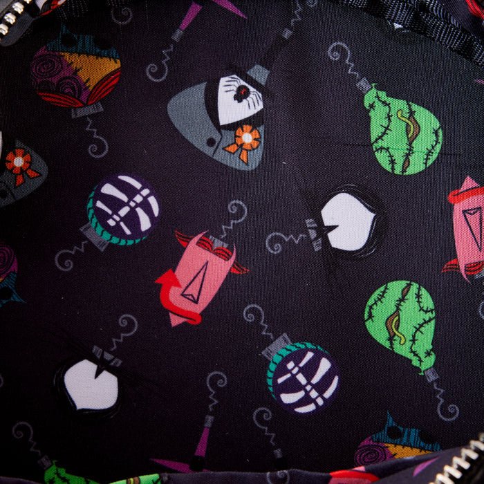 The Nightmare Before Christmas Figural Wreath Cross Body Bag - Rockamilly-Bags & Purses-Vintage