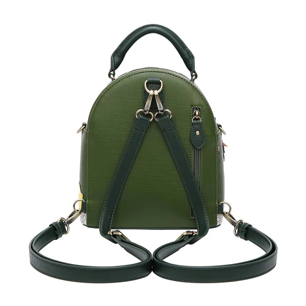 The Old Bookshop - Green Edition - Nova Mini Backpack - Rockamilly-Bags & Purses-Vintage