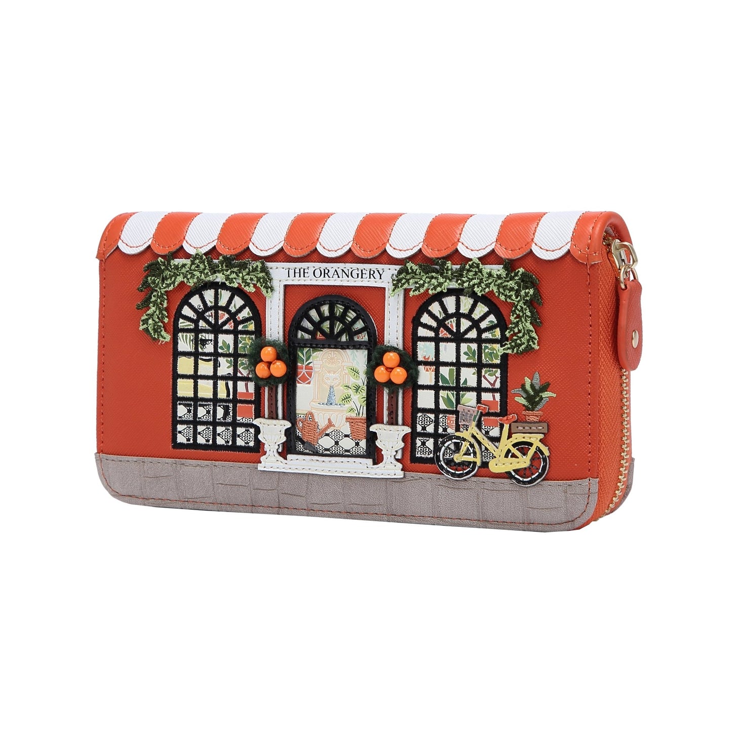 The Orangery Large Ziparound Wallet - Rockamilly-Bags & Purses-Vintage