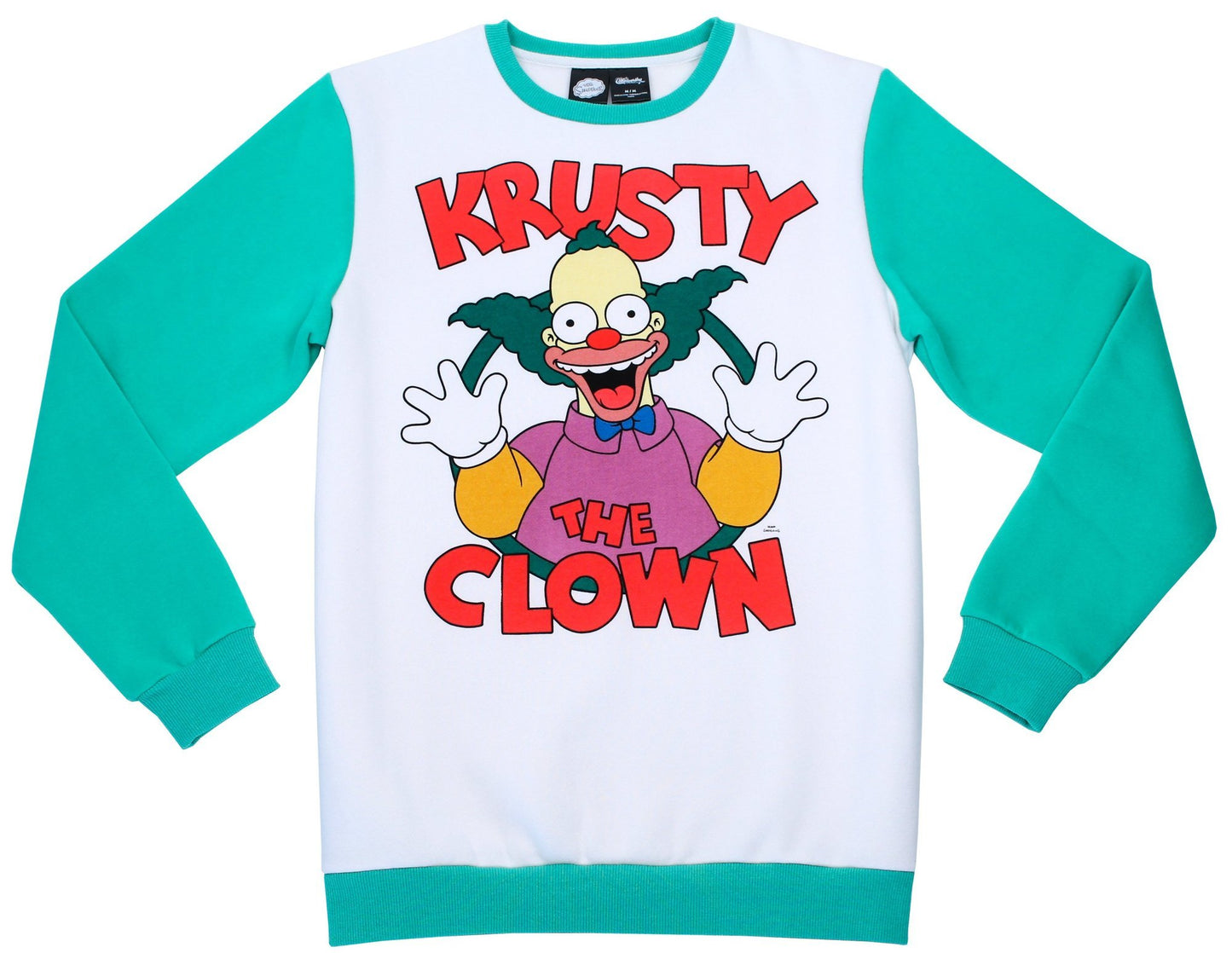 The Simpsons Krusty The Clown Crew Neck Sweater - Rockamilly-Tops-Vintage