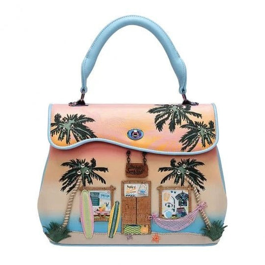 The Surf Shack Grace Bag - Rockamilly-Bags & Purses-Vintage