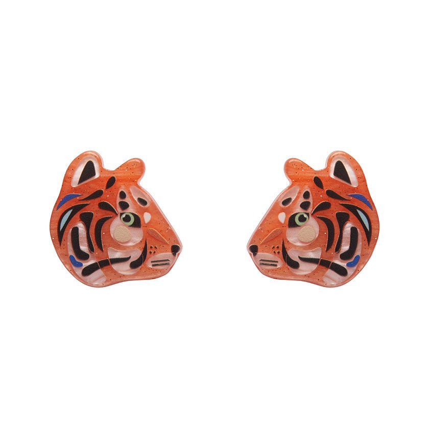 The Tranquil Tiger Earrings - Rockamilly-Jewellery-Vintage