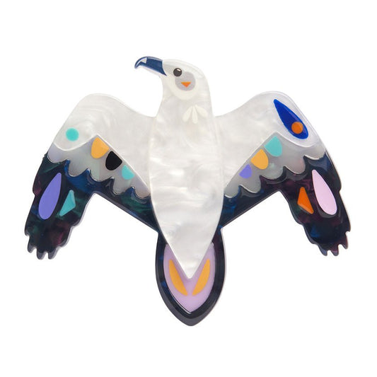 The Wily White Bellied Sea Eagle Brooch - Rockamilly-Jewellery-Vintage