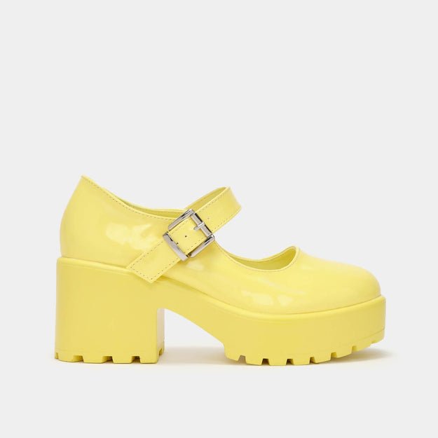 Tira Mary Janes 'Sunshine Yellow Edition' - Rockamilly-Shoes-Vintage