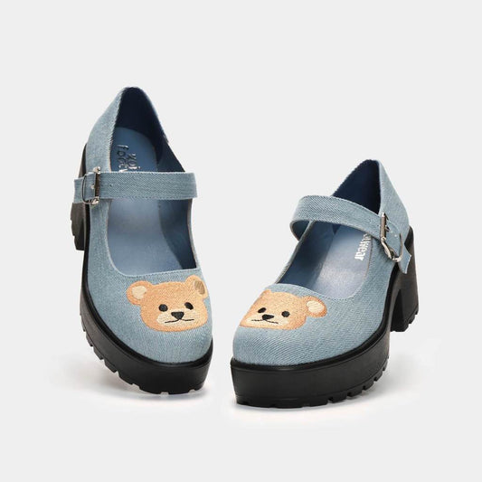 Tira Mary Janes 'Yogi Teddy Bear' - Rockamilly-Shoes-Vintage