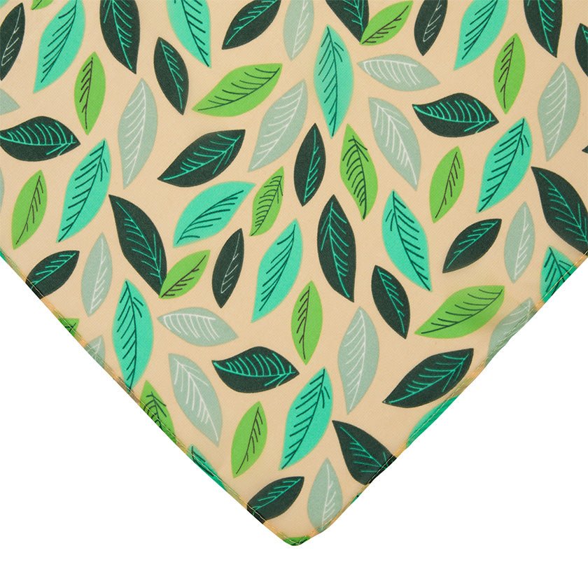 Tranquil Leaves Head Scarf - Rockamilly-Jewellery-Vintage
