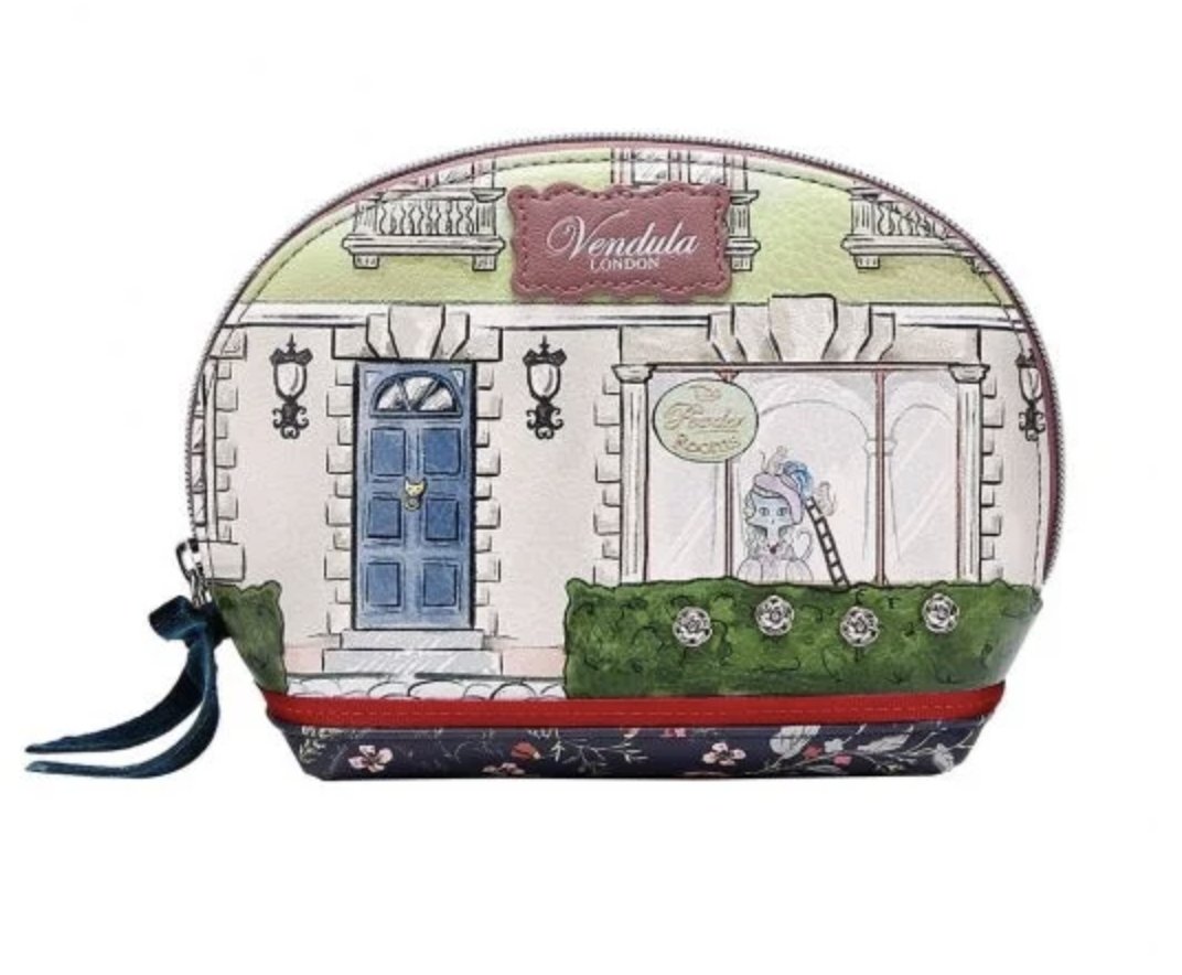 Vendula Heritage- Georgian Street Cosmetic Bag - Rockamilly-Bags & Purses-Vintage