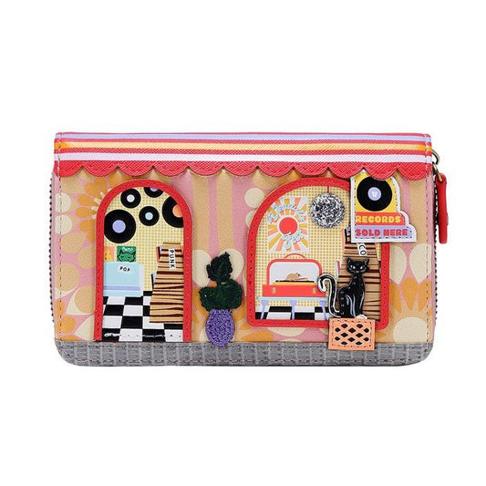 Vendula Medium Ziparound Wallet - Rockamilly-Bags & Purses-Vintage