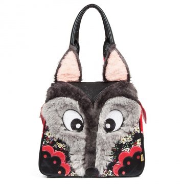Wolf Cry Bag - Rockamilly-Bags & Purses-Vintage