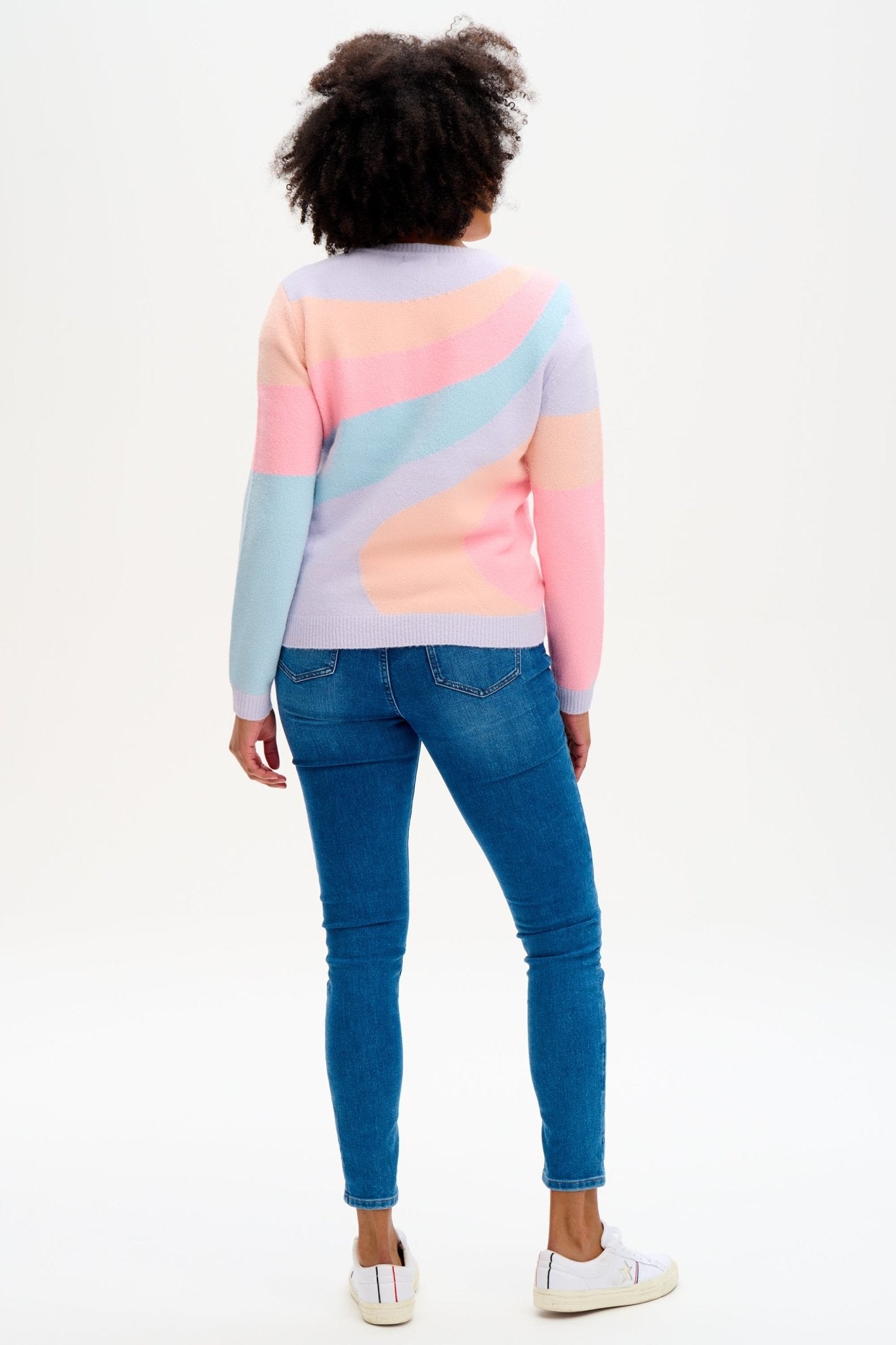 Zahara Jumper - Pastel Swirl - Rockamilly-Knitwear-Vintage